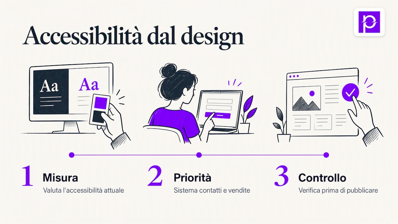 Il nostro punto di vista: l'accessibilità parte dal design — overview diagram